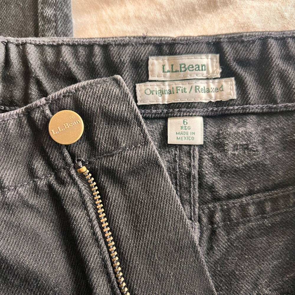 Vintage L.L. Bean Relaxed Jeans in Charcoal